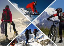 Load image into Gallery viewer, Merino Wool Hiking Crew Socks
