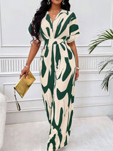 Load image into Gallery viewer, Printed Wide Leg Summer Jumpsuit
