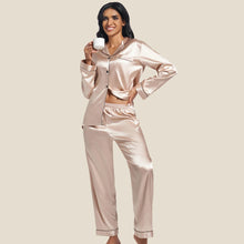 Load image into Gallery viewer, Silky Satin Plus Size Pajamas
