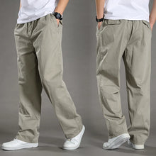 Load image into Gallery viewer, Loose Cotton Cargo Work Pants
