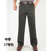 Load image into Gallery viewer, Classic Pleated Cotton Business Trousers
