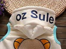 Load image into Gallery viewer, Fleece Hooded Baby Outfit Set
