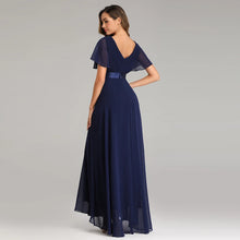 Load image into Gallery viewer, Evening Dresses XUCTHHC Elegant V-Neck Ruffles Chiffon Formal Evening Gown  Robe Vestidos De Fiesta Dress for Wedding Party
