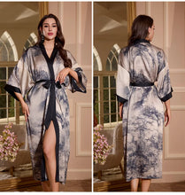 Load image into Gallery viewer, Luxury Summer Silk Bath Robe
