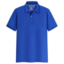 Load image into Gallery viewer, Polo Shirts Custom Logo Printing/embroidery 100% Polyester Breathable Male Polo Employee Polo Shirt Uniform Top Shirts For Men
