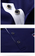 Load image into Gallery viewer, Polo Shirt Men Summer New Men's Short-Sleeved Polo Shirt Mens Embroidery Synthetic Fiber Fabric Youth Casual Business Polo Shirt
