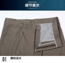 Load image into Gallery viewer, Classic Pleated Cotton Business Trousers
