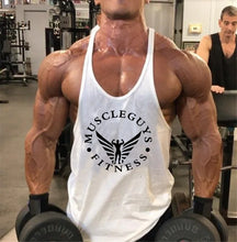 Load image into Gallery viewer, Workout Clothing Fitness Top Men Gym Tank  Mens Bodybuilding Brand Vest Muscle Sleeveless Singlets Fashion Sports Shirt

