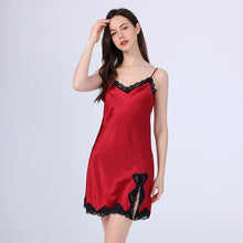 Load image into Gallery viewer, Luxury Silk Lace Nightdress Women

