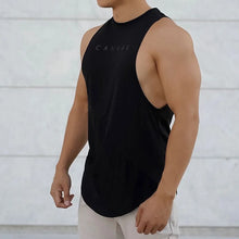 Load image into Gallery viewer, NEW Bodybuilding Sporty Tank Tops Men Gyms Fitness Workout Sleeveless Shirt Male Stringer Singlet Summer Casual Loose Undershirt
