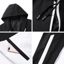 Load image into Gallery viewer, 2026 Men Tracksuit Casual Joggers Hooded Sportswear Jackets And Pants 2 Piece Sets Hip Hop Running Sports Suit
