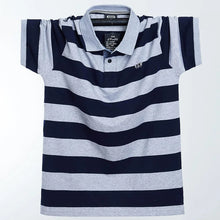Load image into Gallery viewer, Contrast Stripe Summer Polo Shirt
