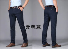 Load image into Gallery viewer, Premium Cotton Business Suit Pants
