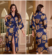 Load image into Gallery viewer, Luxury Summer Silk Bath Robe
