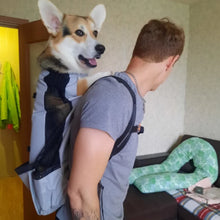 Load image into Gallery viewer, Travel Riding Driving Pet Carrier Backpack Carring Supplies for Medium Large Dogs Camouflage Big Dog Bags Samoyed Labrador Corgi
