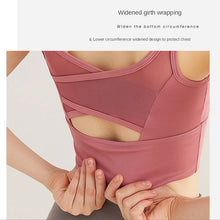 Load image into Gallery viewer, Sports Bra for Women Gym Shockproof Mesh Sports Quick-drying Bra Running Fitness Yoga Women Training Sports Underwear
