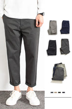 Load image into Gallery viewer, Khaki Straight Casual Chino Pants
