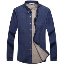 Load image into Gallery viewer, Thick Cashmere Warm Casual Shirt
