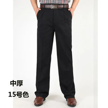Load image into Gallery viewer, Classic Pleated Cotton Business Trousers
