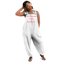 Load image into Gallery viewer, Printed Wide Leg Strap Jumpsuit
