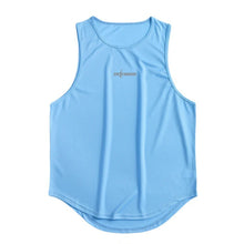 Load image into Gallery viewer, Gym Tank Tops Bodybuilding Fitness Sleeveless T Shirt Men Mesh Printed Workout Stringer Singlets Summer Casual Sports Vest Men
