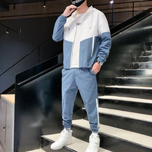 Load image into Gallery viewer, 2026 Men Tracksuit Casual Joggers Hooded Sportswear Jackets And Pants 2 Piece Sets Hip Hop Running Sports Suit

