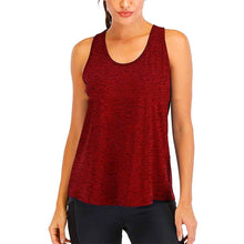 Load image into Gallery viewer, Yoga Shirt Female New Style T-Shirt Loose Fitness Tops Vest Women Sleeveless Sport Tee Quick-Drying Gym Running Workout Blouse
