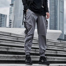 Load image into Gallery viewer, New Joggers Cargo Pants Men Fashion Ribbons Pocket Harem Trousers Sweatpants Men Hip Hop Harajuku Streetwear Casual Pants
