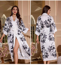Load image into Gallery viewer, Luxury Summer Silk Bath Robe
