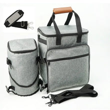 Load image into Gallery viewer, Pet Travel Bag Organizer Backpack Airline Approved Weekend Tote Shoulder Pockets Outdoor Travel Traveling Storage Bag Mat
