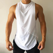 Load image into Gallery viewer, NEW Bodybuilding Sporty Tank Tops Men Gyms Fitness Workout Sleeveless Shirt Male Stringer Singlet Summer Casual Loose Undershirt
