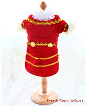 Load image into Gallery viewer, Handmade Unique Design Dog Clothes European Court Style Pet Costume Suit Lace Cuffs Collar Twin Sets Apparel Cat Poodle Maltese
