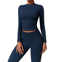Load image into Gallery viewer, Women's Lightweight Long Sleeve Compression Bodysuit Jumpsuit Soft Basic Fitness Sports T-Shirt Set Slimming Body Shaping
