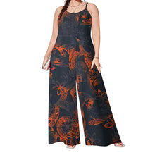 Load image into Gallery viewer, Fall New Fashion Polyester Cotton Polynesian Rompers Plus Size Women'S Clothing Custom Prom Samoan Jumpsuits
