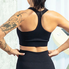Load image into Gallery viewer, Sports Bra Crop Top Zipper Fitness Women Sportswear Sport Top Bras For Fitness Gym Female Running Push Up Yoga Workout Bra
