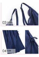 Load image into Gallery viewer, Nightgowns For Women Long Sleeveless Night Gowns Satin Silk Chemise Lingerie Slip Dress Sexy Nightwear Sleep Shirt for Ladies
