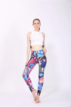 Load image into Gallery viewer, Women Leggings High Waist Cartoon Comic Beauty Print Trousers Soft Female Casual Elastic Pant
