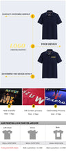 Load image into Gallery viewer, Polo Shirts Custom Logo Printing/embroidery 100% Polyester Breathable Male Polo Employee Polo Shirt Uniform Top Shirts For Men
