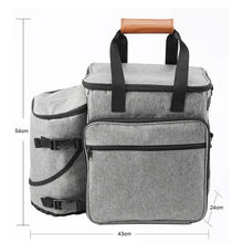 Load image into Gallery viewer, Pet Travel Bag Organizer Backpack Airline Approved Weekend Tote Shoulder Pockets Outdoor Travel Traveling Storage Bag Mat
