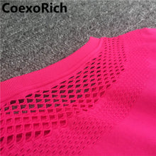 Load image into Gallery viewer, Yoga Set Women Fitness Gym Clothing Sport Suit Seamless Hollow Out Long Sleeve Crop Top High Waist Workout Leggings Sportwear
