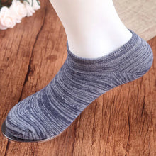 Load image into Gallery viewer, Striped Breathable Ankle Socks for Men (2 Pairs)
