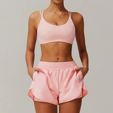 Load image into Gallery viewer, High Waist Sports Shorts Set
