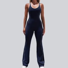 Load image into Gallery viewer, Seamless Backless Yoga Jumpsuit Set
