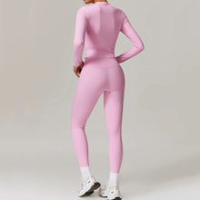 Load image into Gallery viewer, Women's Lightweight Long Sleeve Compression Bodysuit Jumpsuit Soft Basic Fitness Sports T-Shirt Set Slimming Body Shaping
