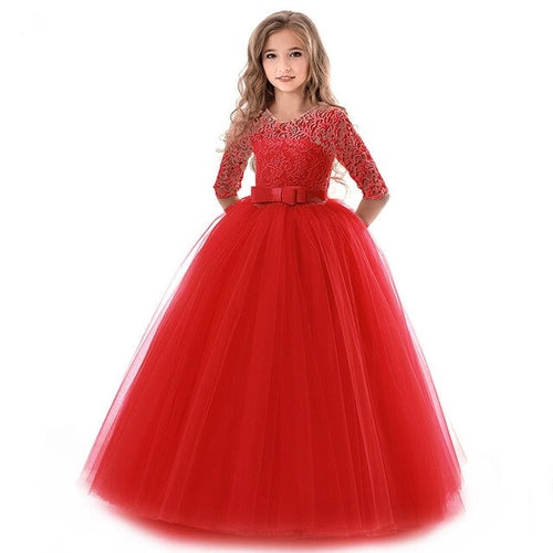 Kids Dresses For Girls Elegant Sleeveless Princess