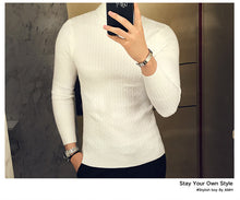 Load image into Gallery viewer, Slim Turtleneck Knit Pullover
