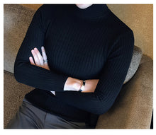 Load image into Gallery viewer, Slim Turtleneck Knit Pullover
