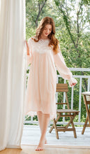 Load image into Gallery viewer, Romantic Lace Nightdress Women French Style Fairy Sleep Lace Dress Elegant Long Sleeve Cotton Nightgown Victorian Loungewear
