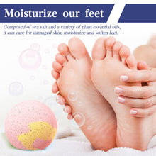 Load image into Gallery viewer, Bubble Bath Ball Flowers Scent Body Bathing Cleaning Relaxing Natural Herbal Essential Oil Anti Dry Cracking Foot Spa
