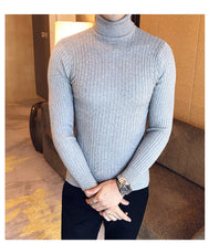 Load image into Gallery viewer, Slim Turtleneck Knit Pullover
